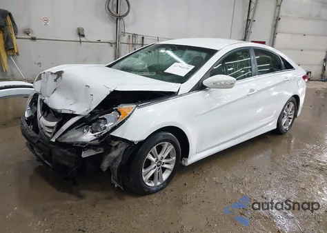 2014 Hyundai Sonata Gls z USA, uszkodzony, nr VIN 5NPEB4AC5EH826403